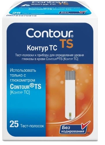 Tест полоски для глюкометра Контур