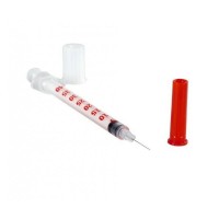 Инсулиновый шприц 1 мл U40 с интегрированной иглой BD Micro-Fine Plus 29G 0,33 x 12,7 мм, Becton Dickinson, 10 штук