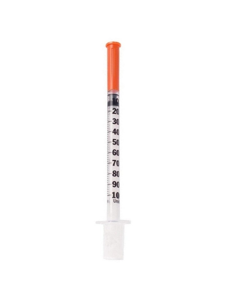 Инсулиновый шприц 1 мл с интегрированной иглой U100 BD Micro-Fine Plus 29G 0,33 x 12,7 мм, Becton Dickinson, 10 штук