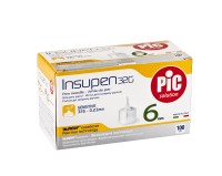 Иглы для инсулиновых шприц ручек INSUPEN 32G (0.23 x 6 мм) 100 штук
