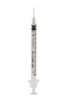 Инсулиновый шприц U100 1 мл с интегрированной иглой 30G 0,3 x 13 мм, KD JECT, Германия, 100 штук