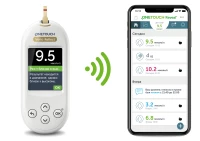Глюкометр One Touch Verio Reflect + 100 тест-полосок + 10 ланцетов + ручка для прокалывания