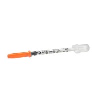 Инсулиновый шприц 0,5 мл с интегрированной иглой U100 BD Micro-Fine Plus 31G 0,25 x 6 мм, Becton Dickinson, 10 штук