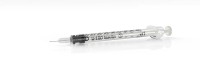 Инсулиновый шприц 1 мл с интегрированной иглой U100 BD Micro-Fine Plus 31G 0,25 x 6 мм, Becton Dickinson, 100 штук
