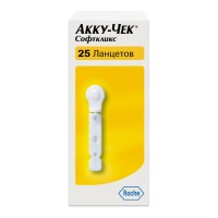 Ланцеты Акку-Чек Софткликс 25 штук