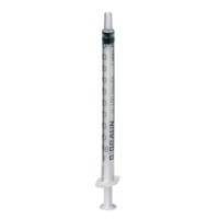 Шприц инсулиновый 1 мл B.Braun Omnifix Duo U-100 трехкомпонентный 26G 0.45 мм х 12 мм 100 штук 
