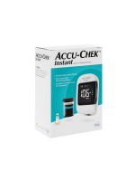 Глюкометр Акку-Чек Инстант (Accu-Chek Instant) с ручкой для прокалывания + 10 тест полосок + 10 ланцетов + чехол