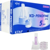 Иглы для инсулиновых шприц-ручек 31G (0,25 х 5 мм) KD-Penofine 100 штук